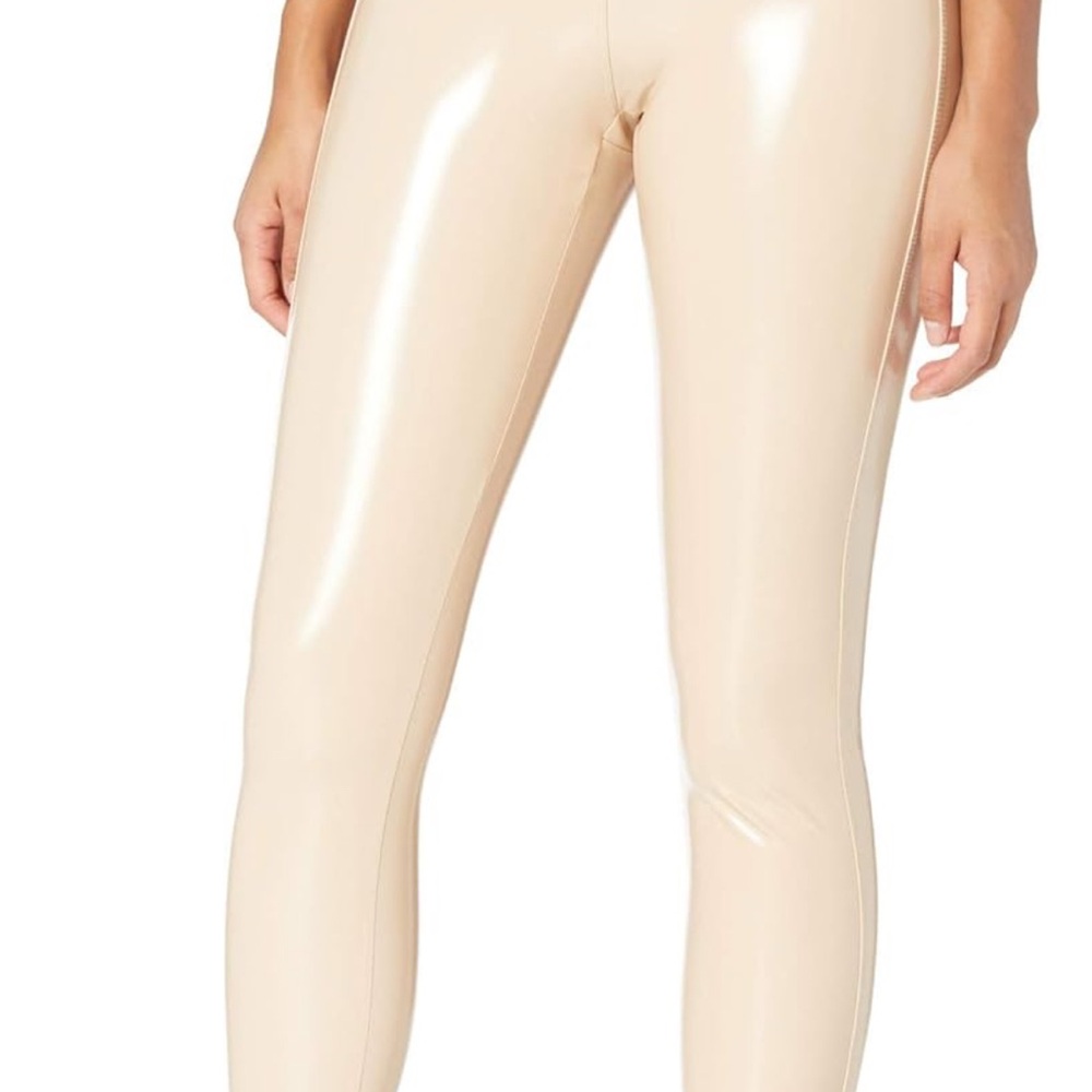 NWT Heroine Sport Glossy Nude Patent Downtown Legging - Never Worn